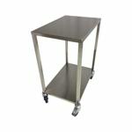 Tafel met onderlegboord en wielen