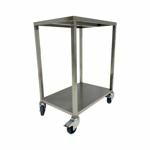 Tafel met onderlegboord en wielen