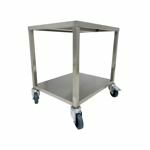 Tafel met onderlegboord en wielen